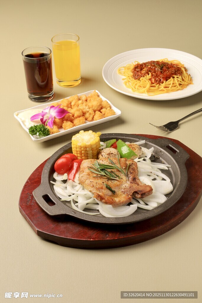  意面 鸡排