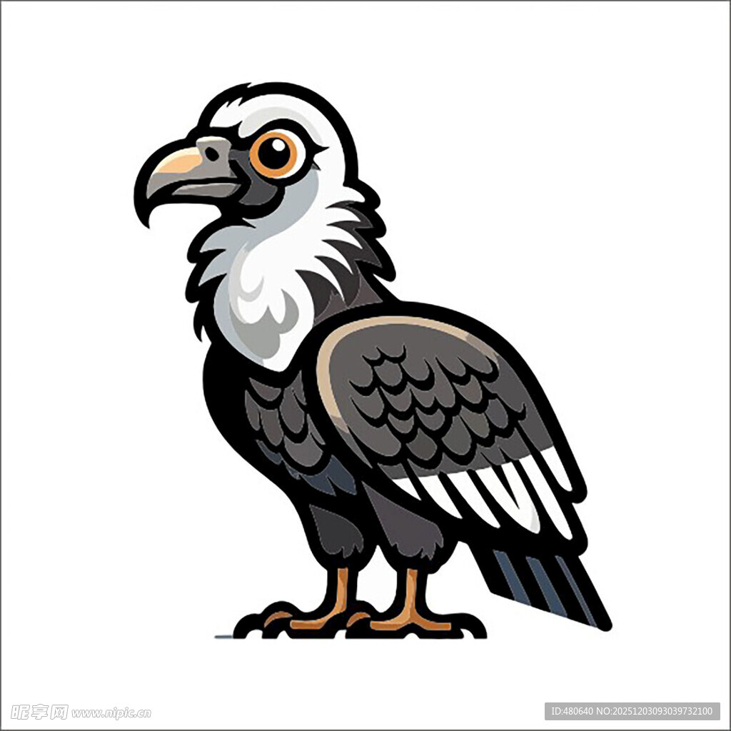 卡通秃鹰形象
