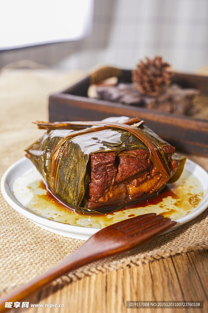 粽叶红烧肉
