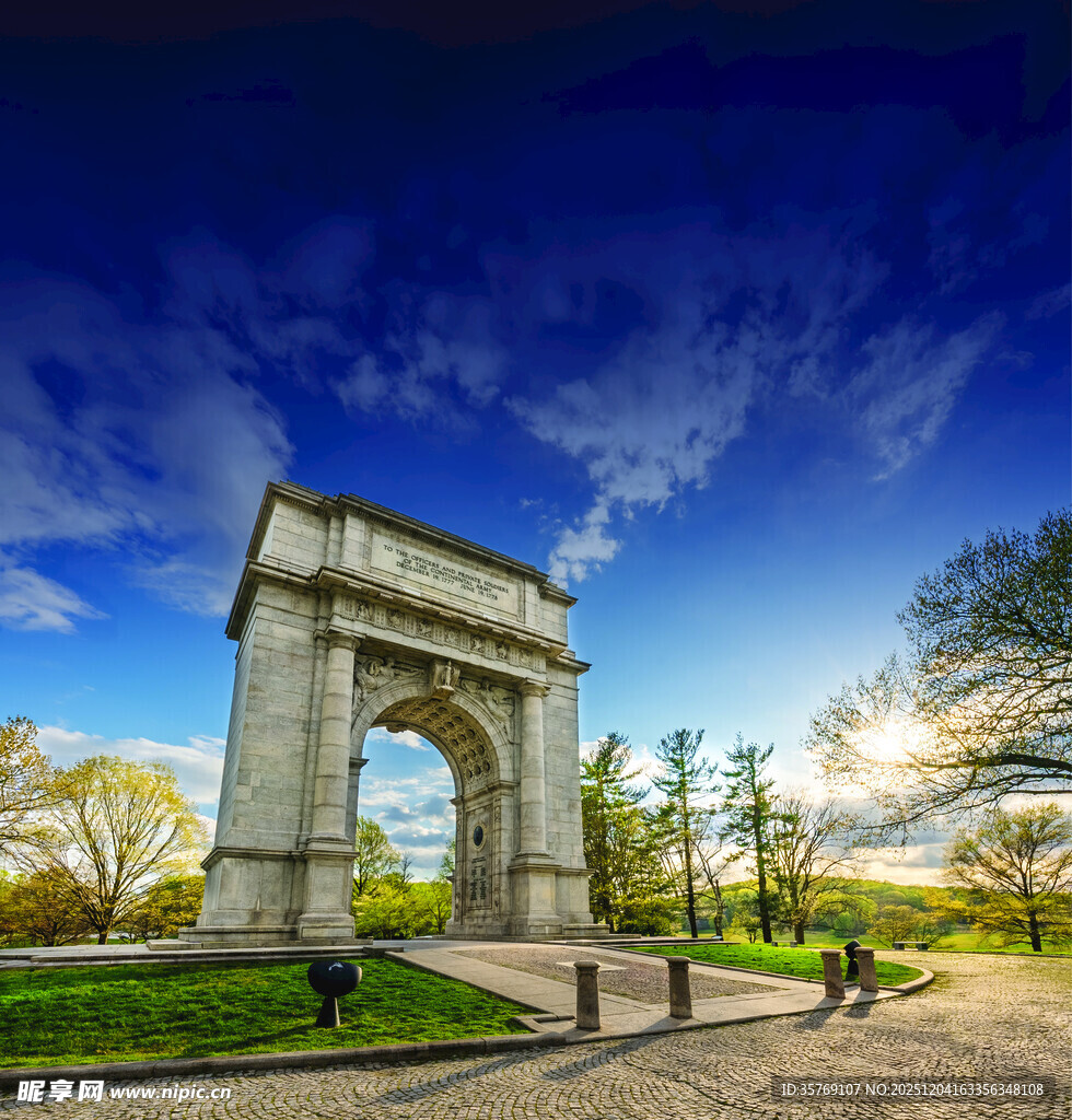 华盛顿广场拱门美景