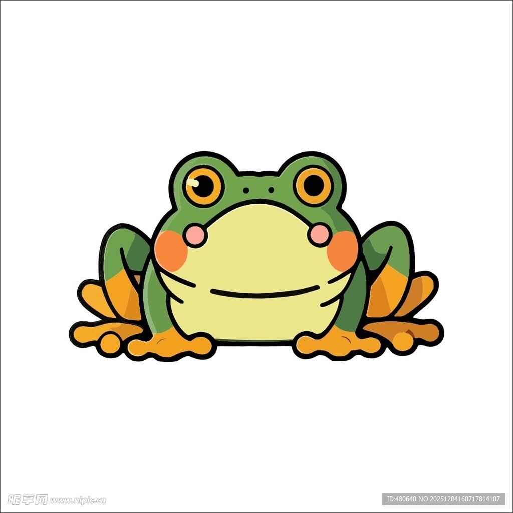 可爱青蛙卡通形象