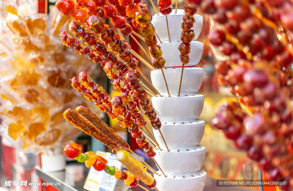 多彩糖葫芦串