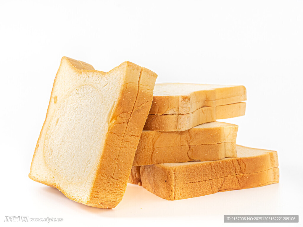 切片面包堆叠展示