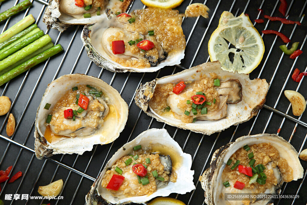 美味烤生蚝