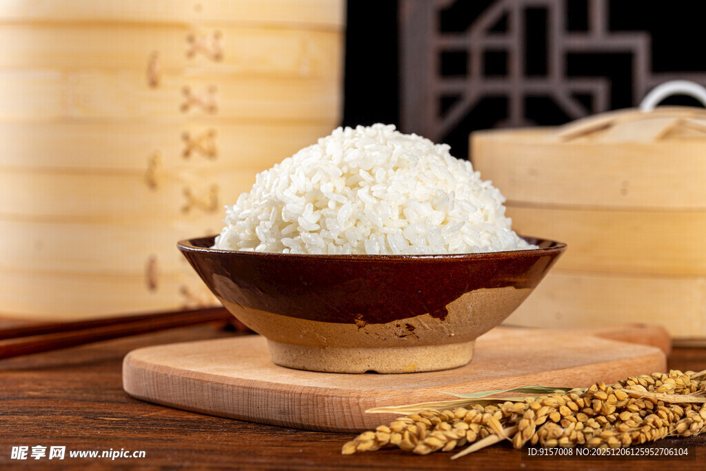 一碗香糯白米饭