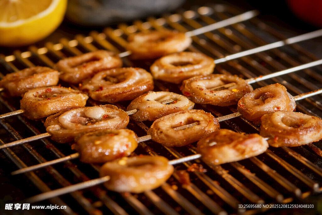 美味烤鱿鱼圈