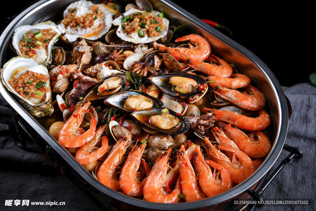 海鲜盛宴大拼盘