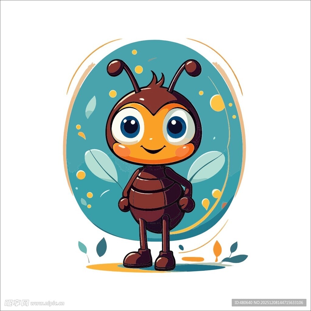 可爱卡通小蜜蜂形象