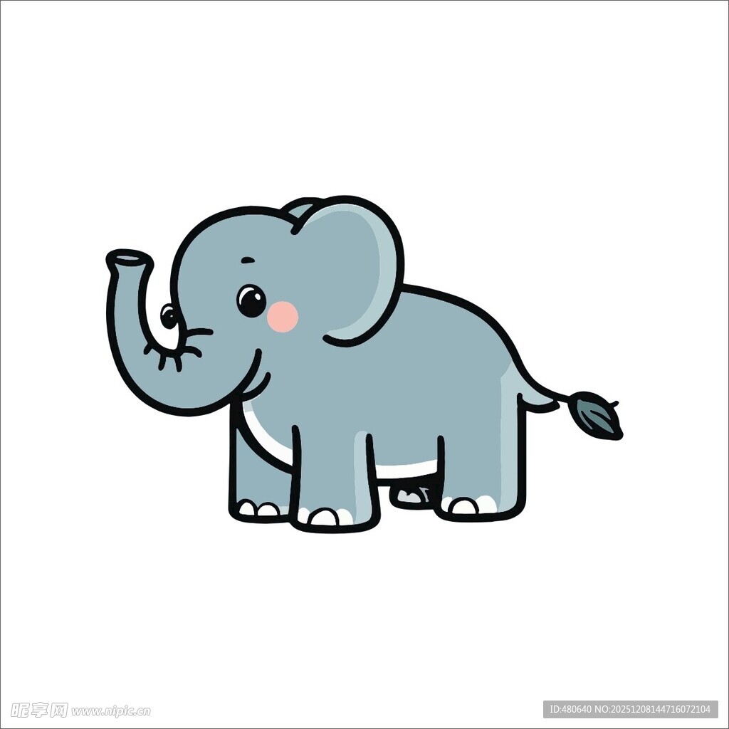 可爱卡通小象