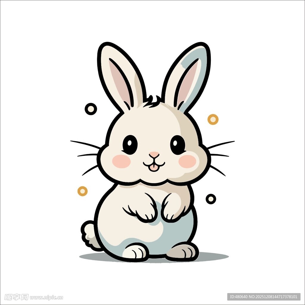 可爱卡通小兔形象