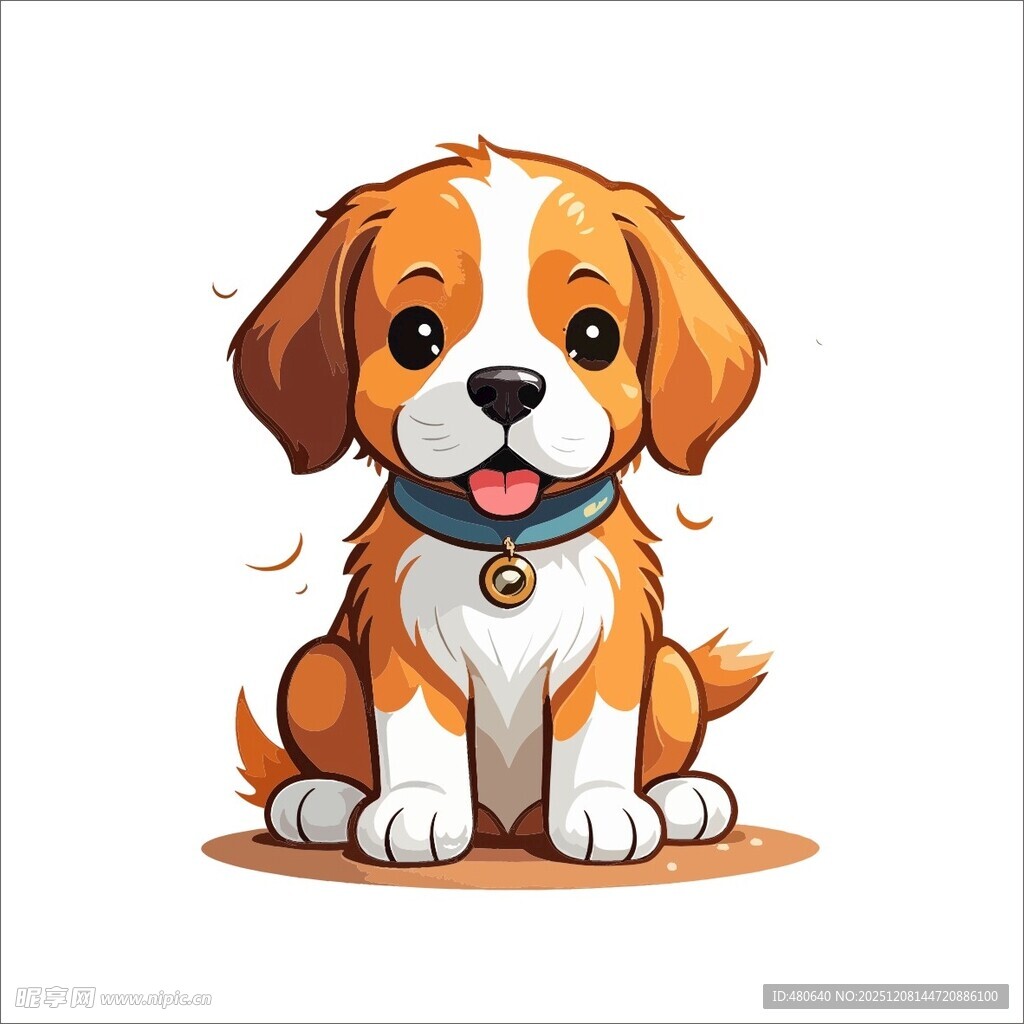 可爱小狗卡通形象