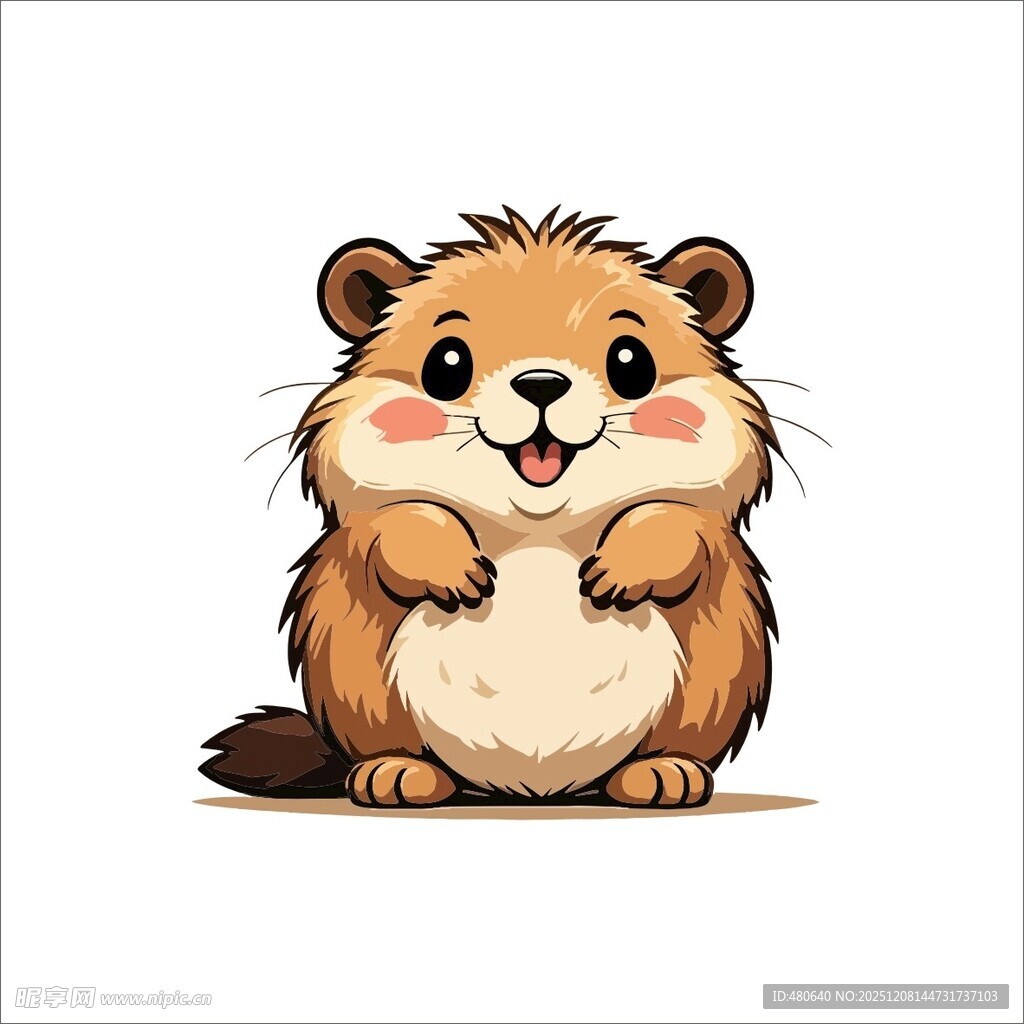 可爱小仓鼠卡通形象