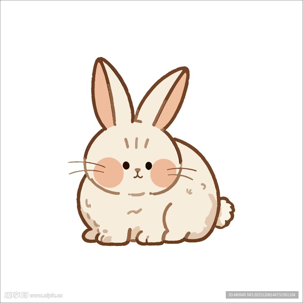 可爱卡通小兔子形象