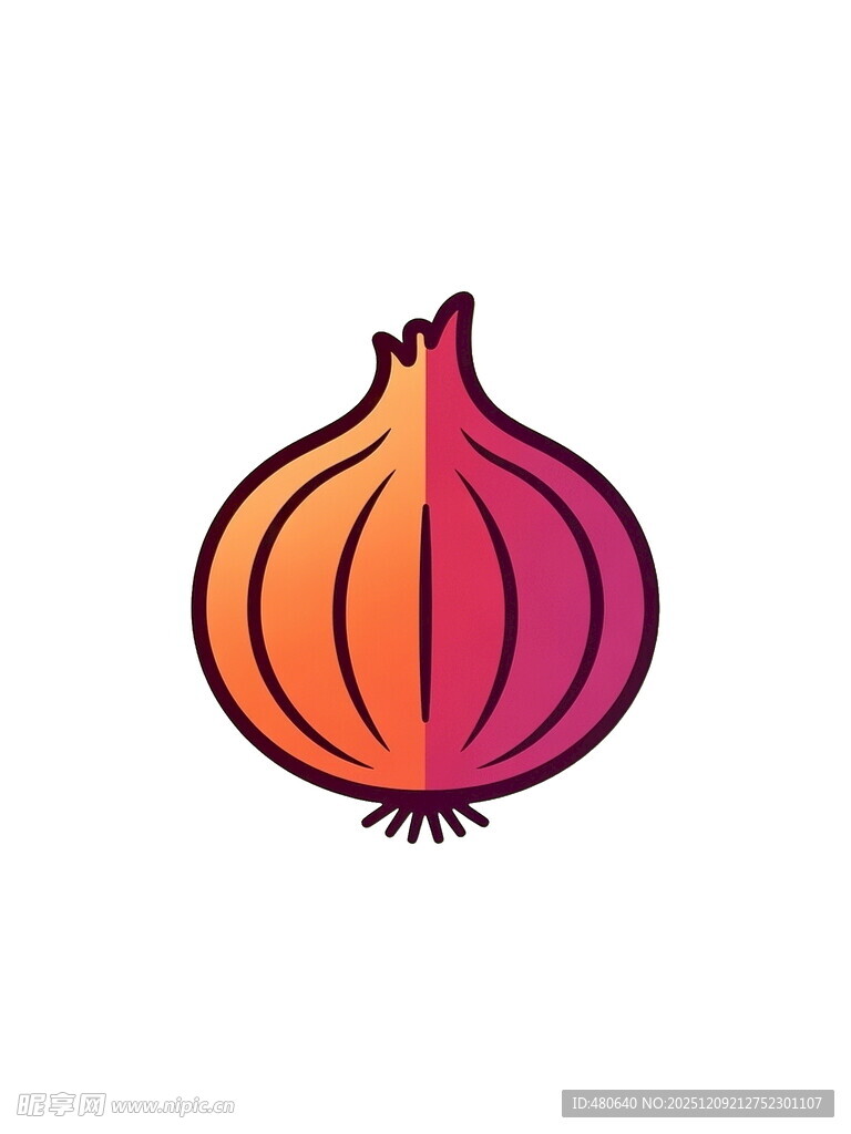 彩色洋葱图标