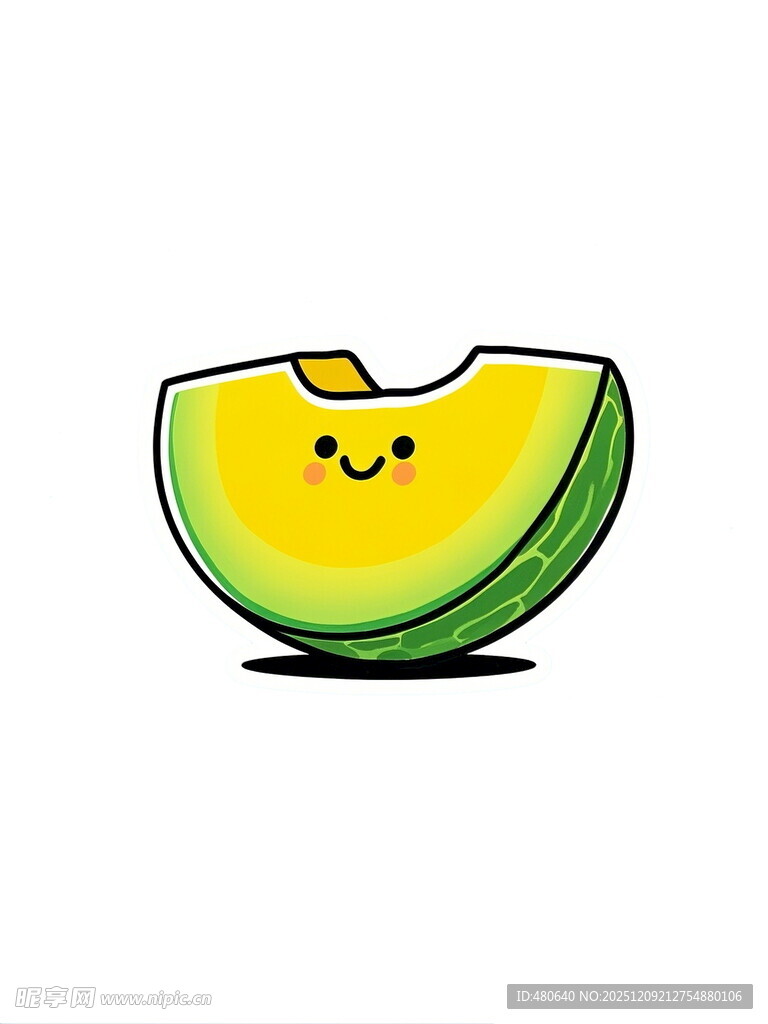 可爱甜瓜卡通形象