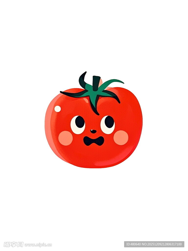 可爱卡通番茄形象