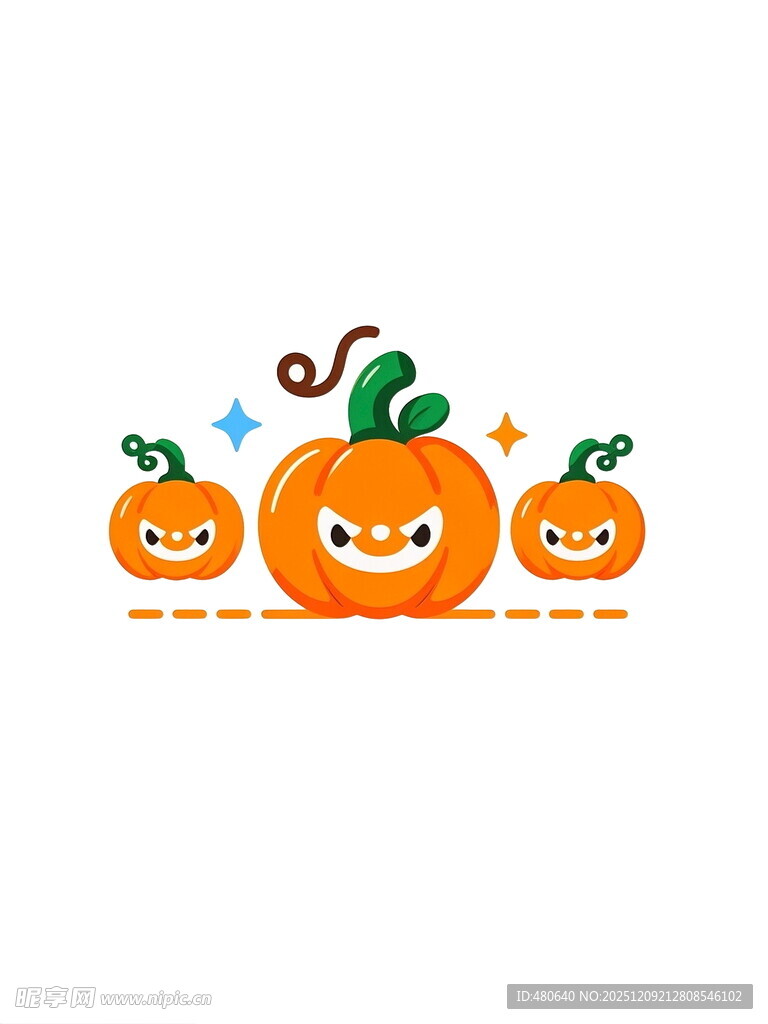 可爱南瓜卡通形象