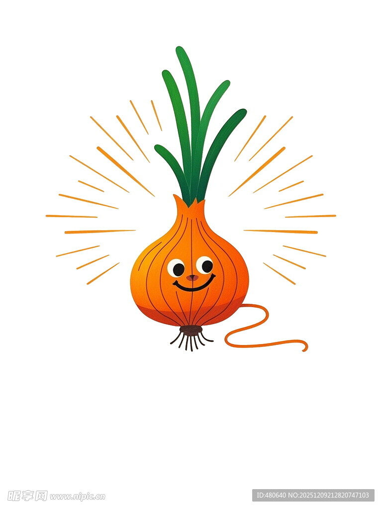 可爱洋葱卡通形象