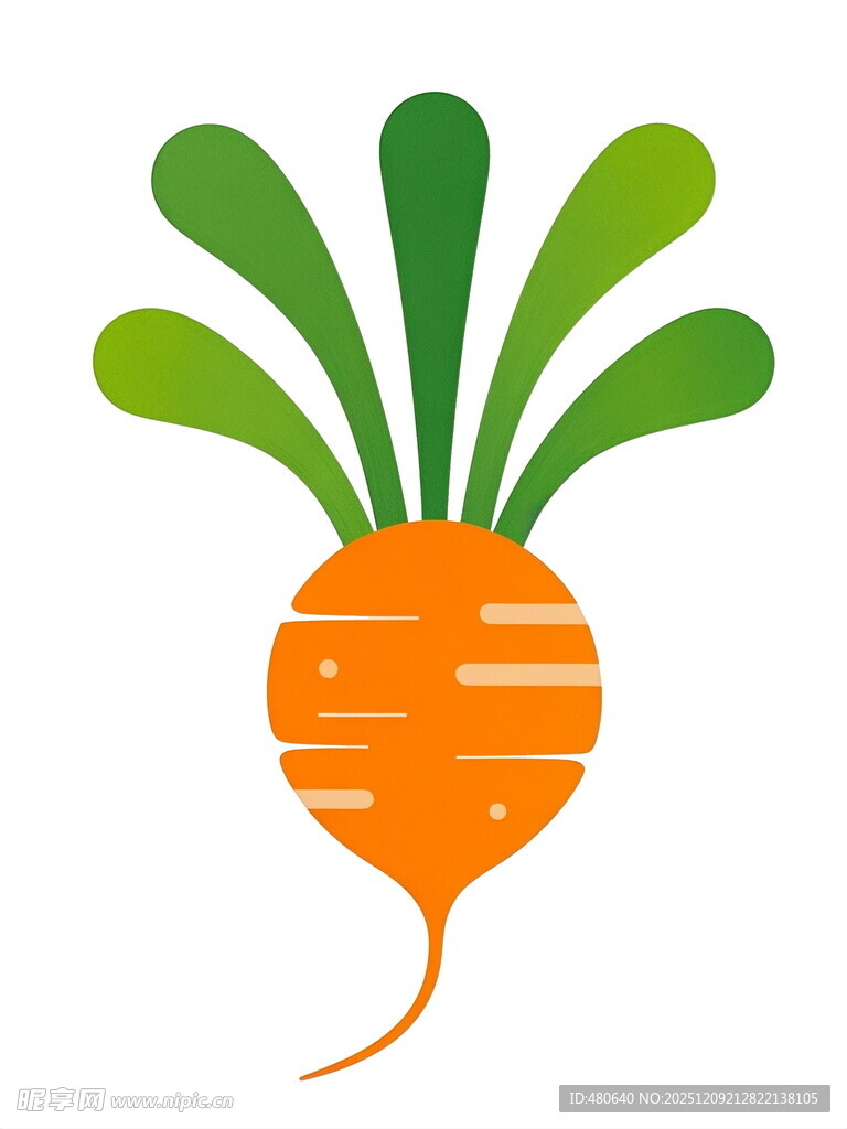 可爱胡萝卜图标