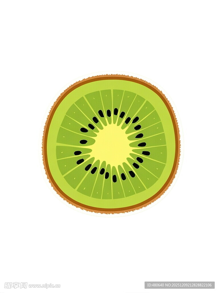 切片猕猴桃图案