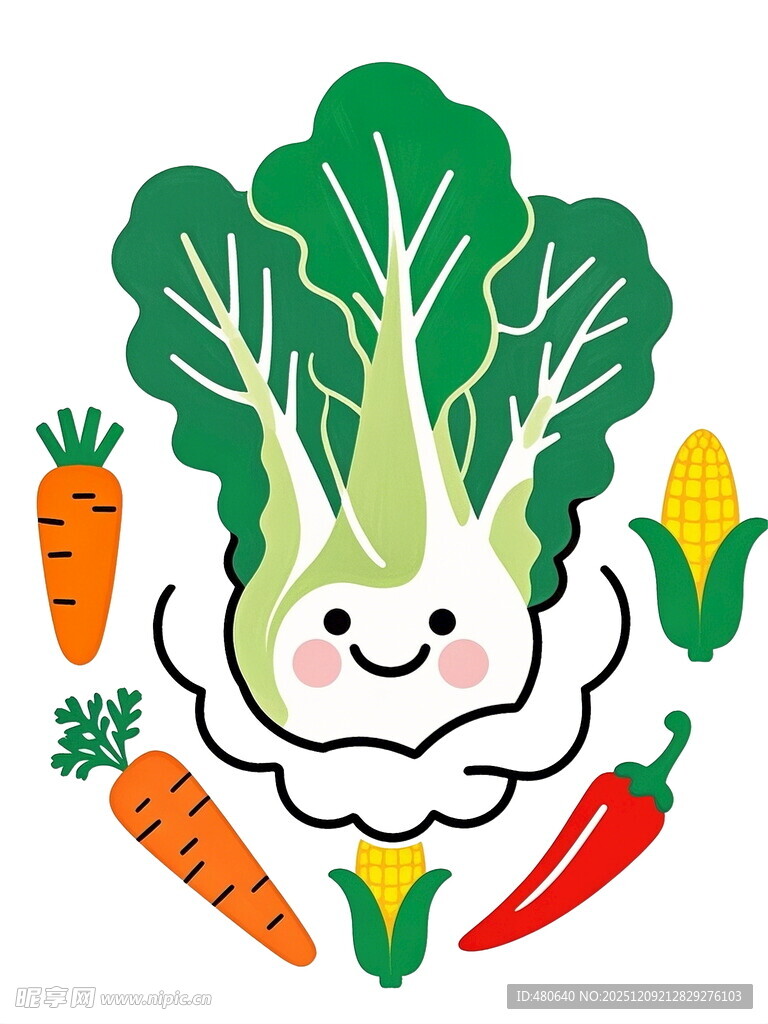 可爱蔬菜大集合