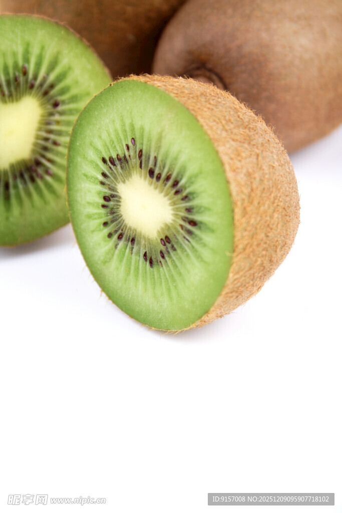 新鲜猕猴桃切片展示