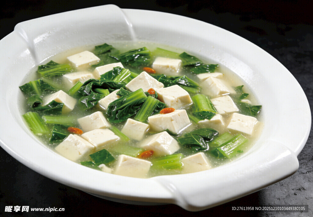 青菜豆腐汤