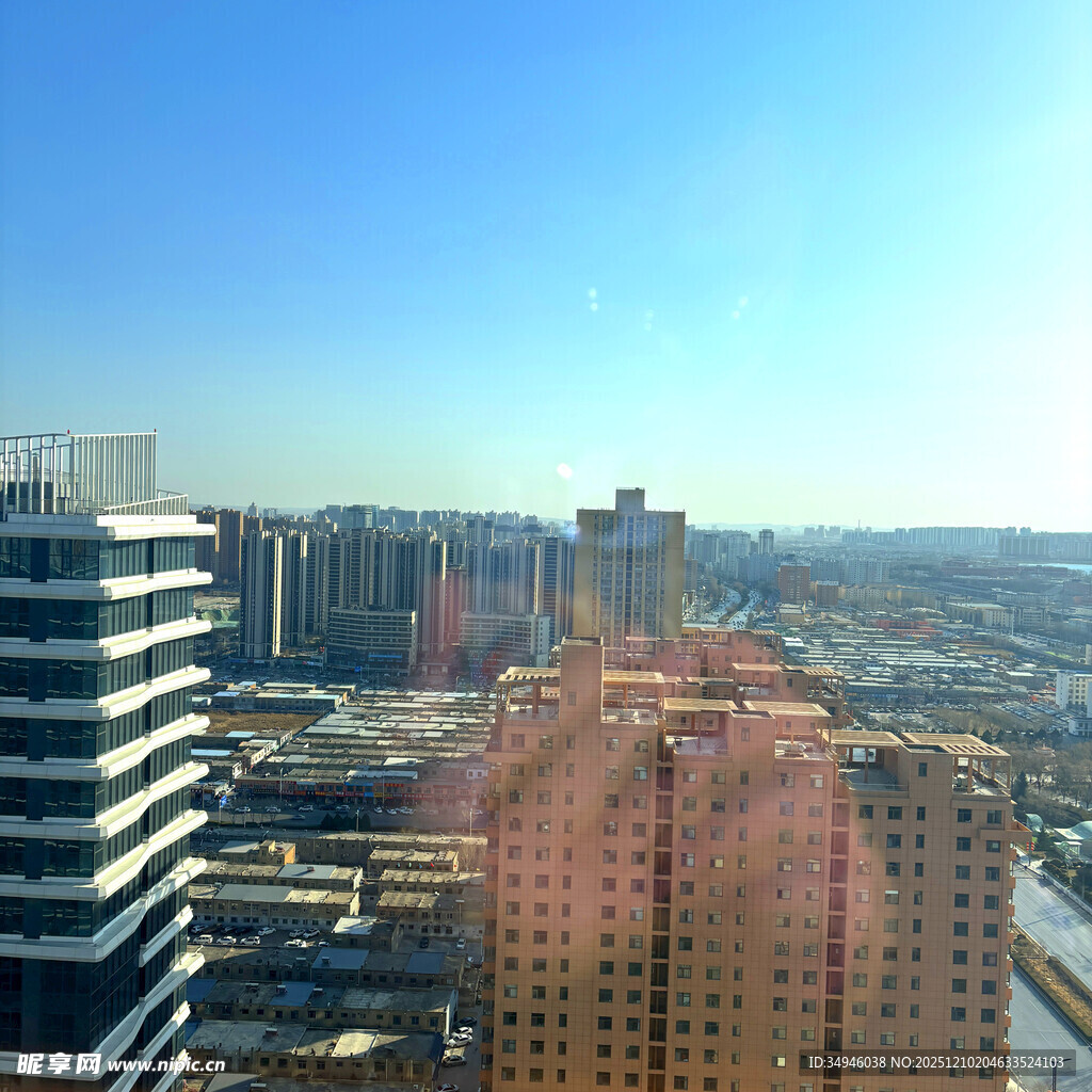 城市高楼景观俯瞰