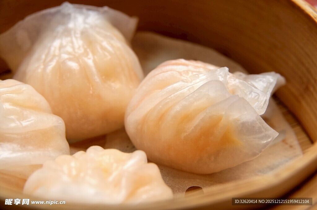 鲜虾蒸饺