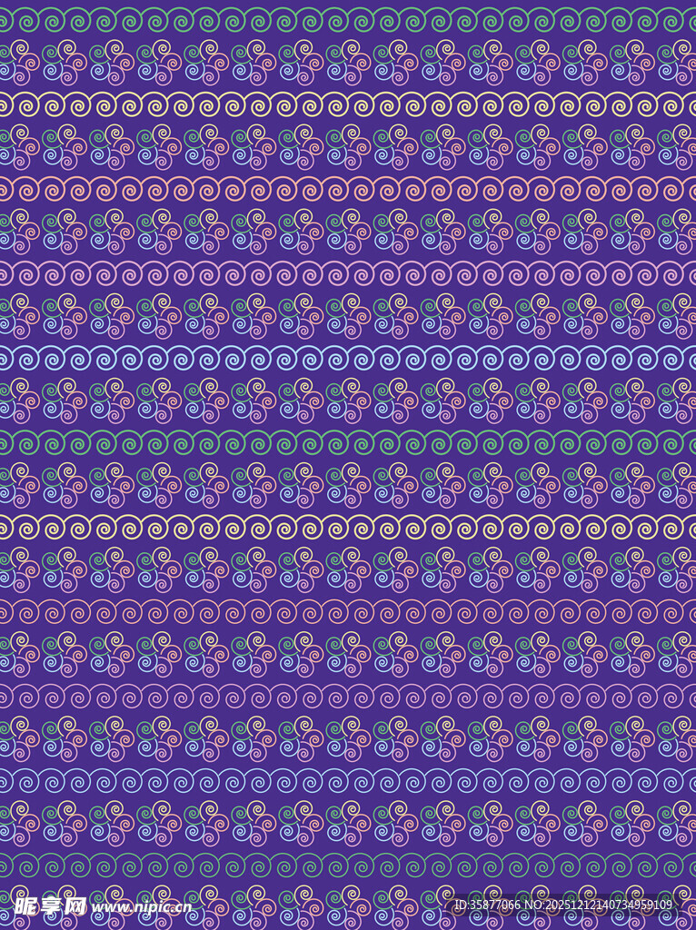 多色螺旋纹几何图案纹理背景