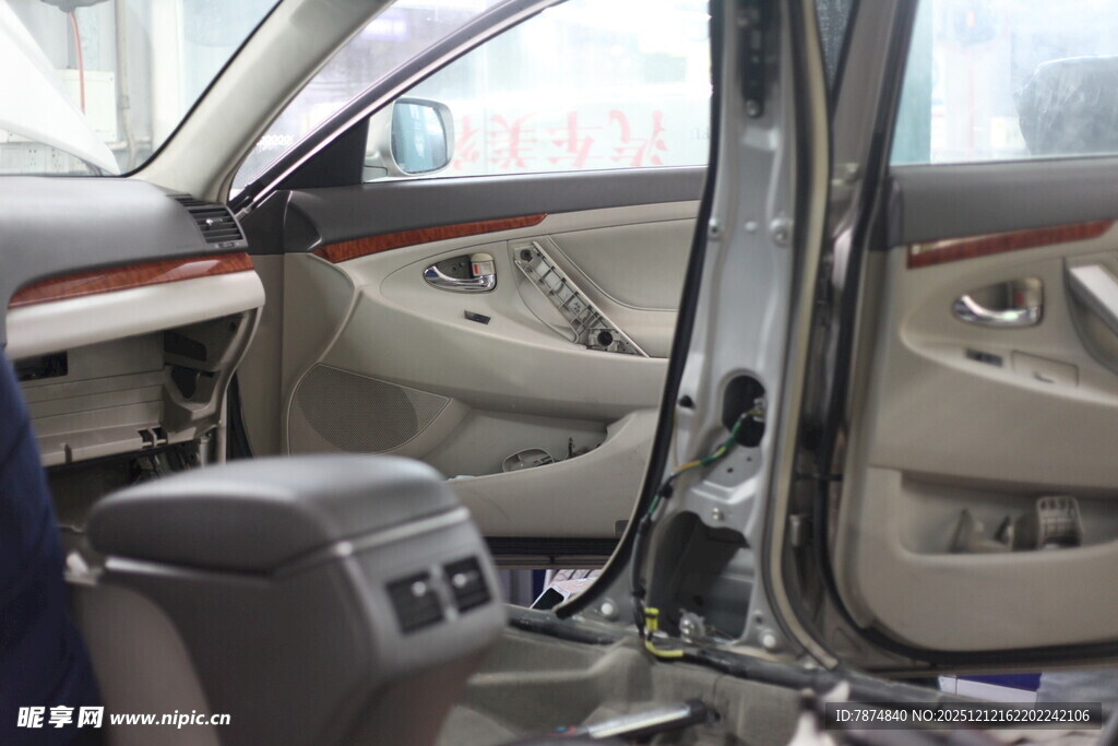 汽车内部精致内饰展示