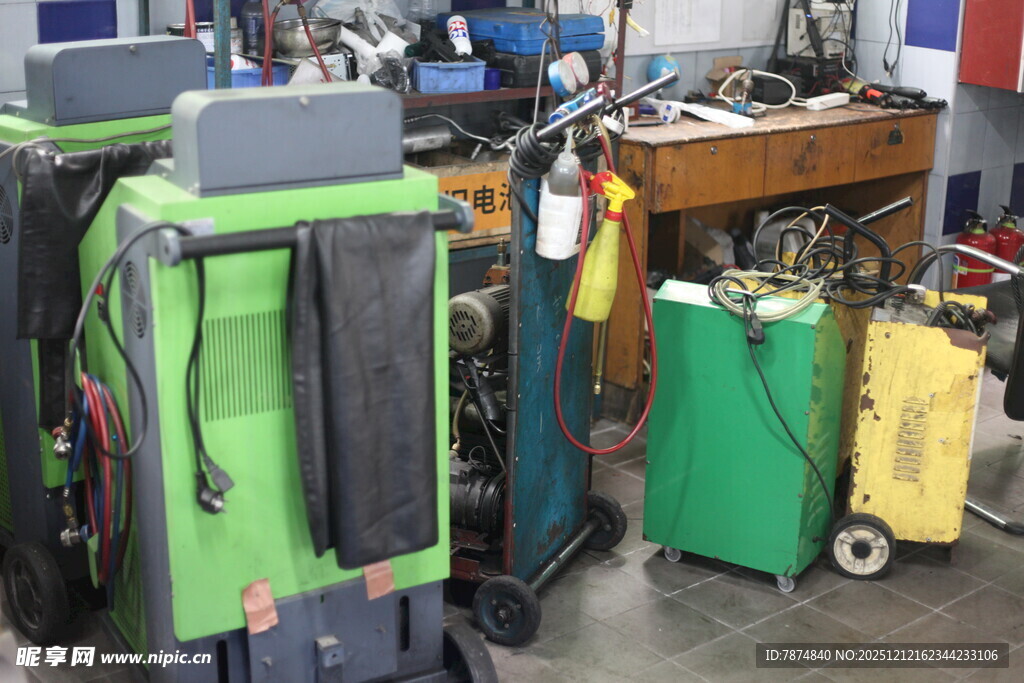 多样清洁设备陈列