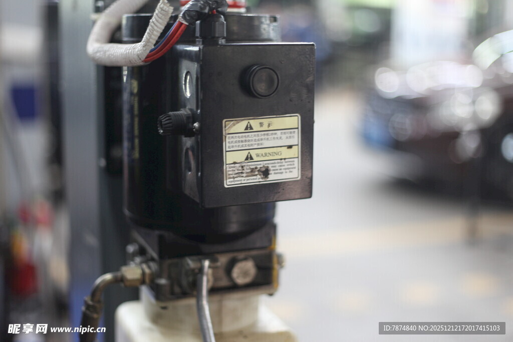 工业设备特写