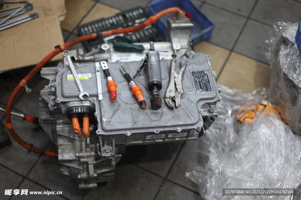 汽车变速器零件特写