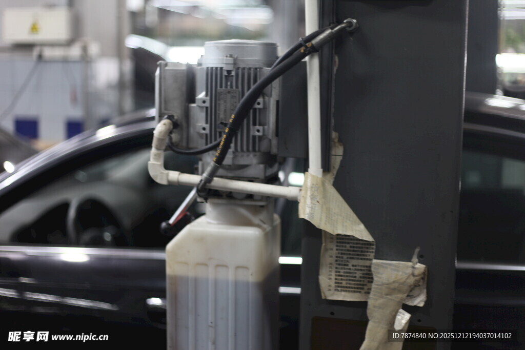 汽车维修设备特写