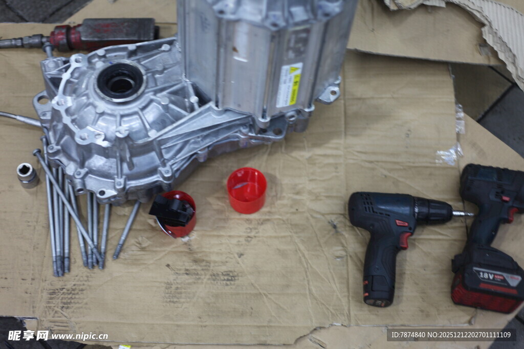 汽车零件维修工具展示