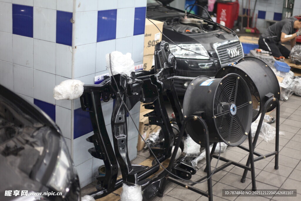 车间内的机械设备