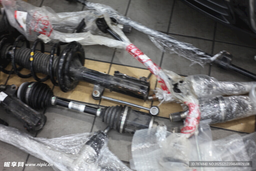 汽车传动轴零件展示