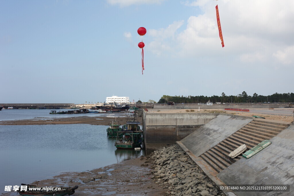 海滨码头风光