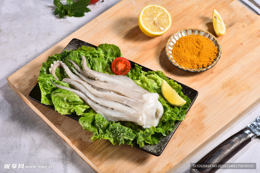 新鲜鱿鱼须