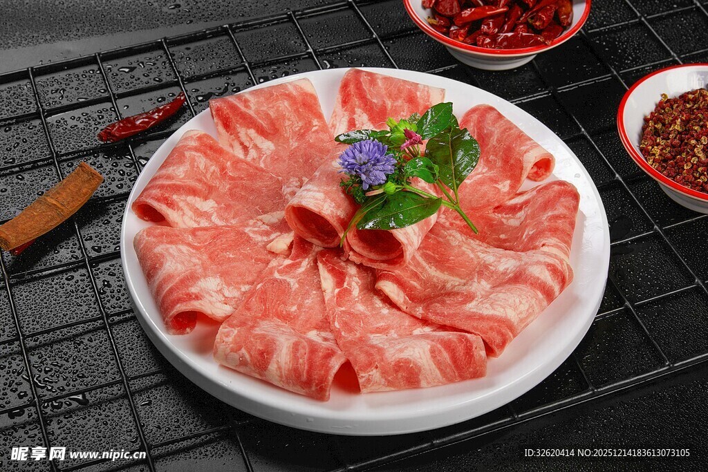鲜切羊肉卷