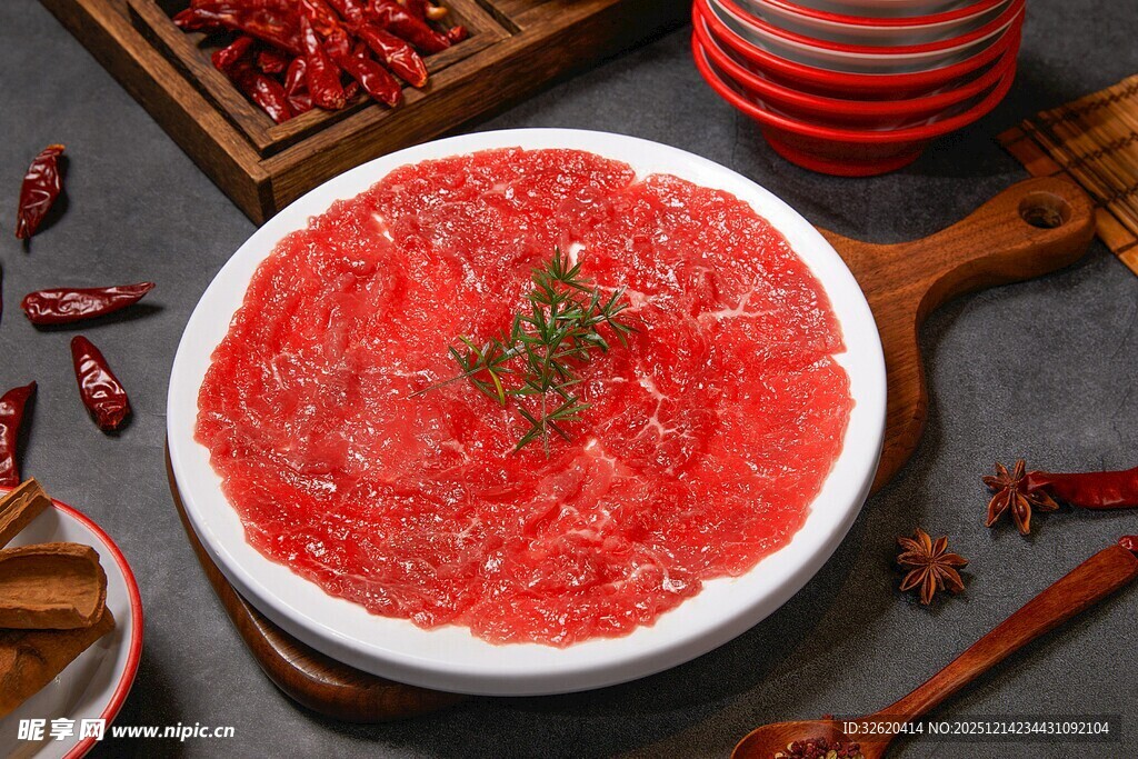 新鲜牛肉片