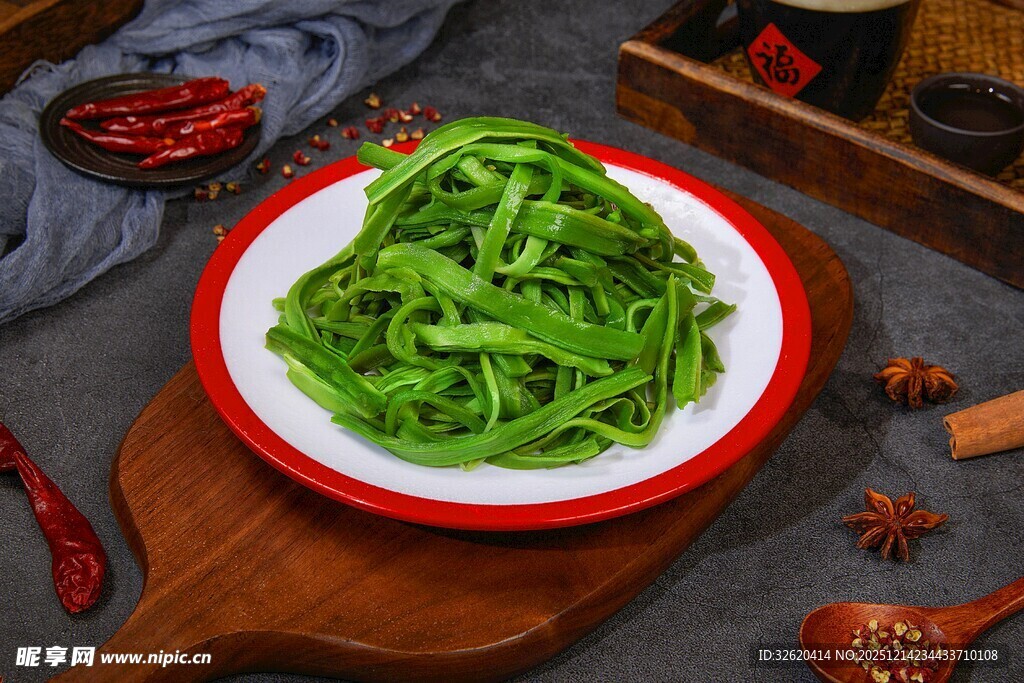 凉拌贡菜