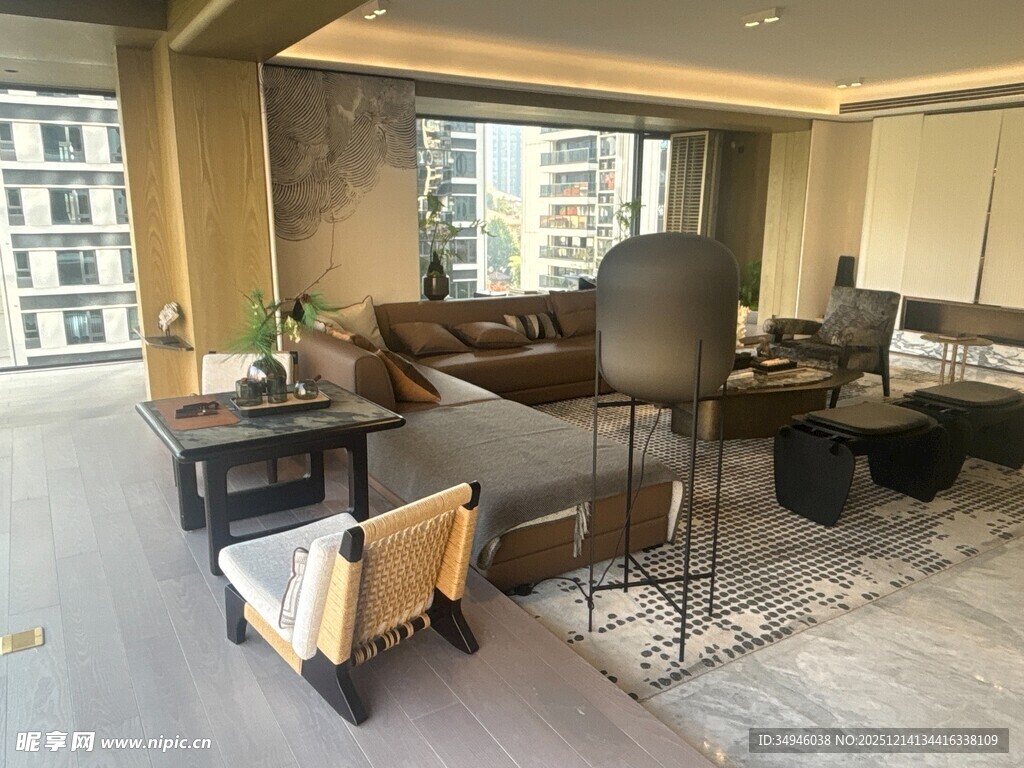 现代风格客厅室内场景