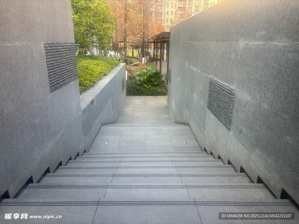 现代风格户外阶梯景观