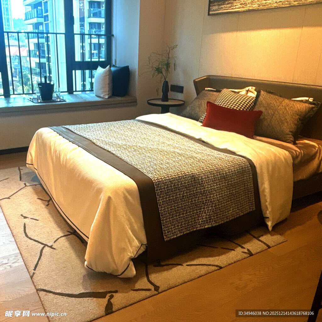 现代简约风格温馨卧室