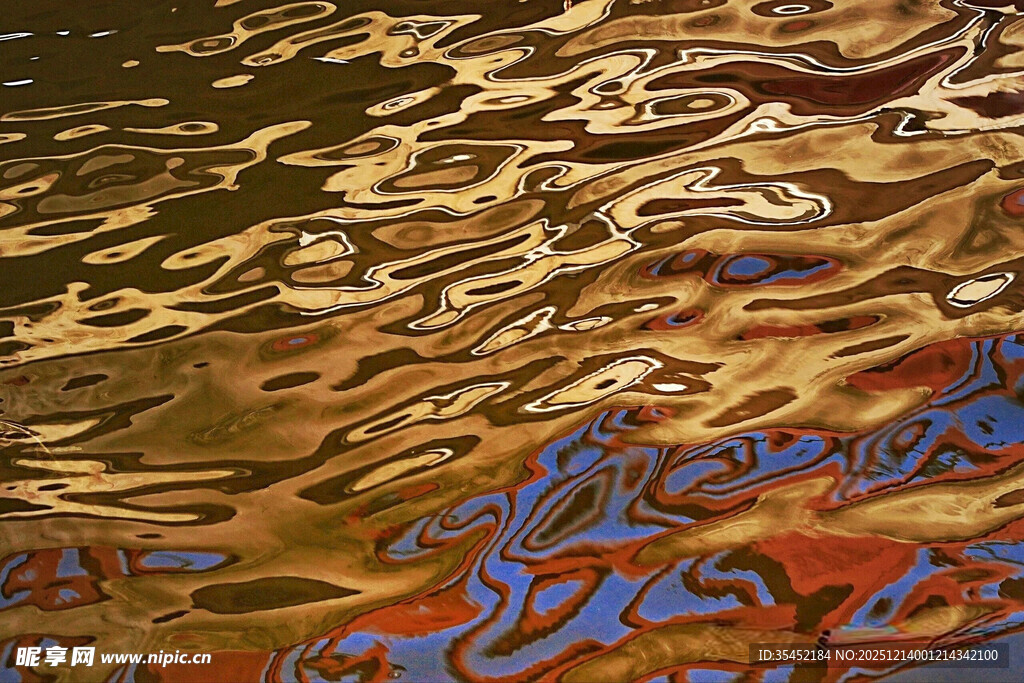 水面倒影背景