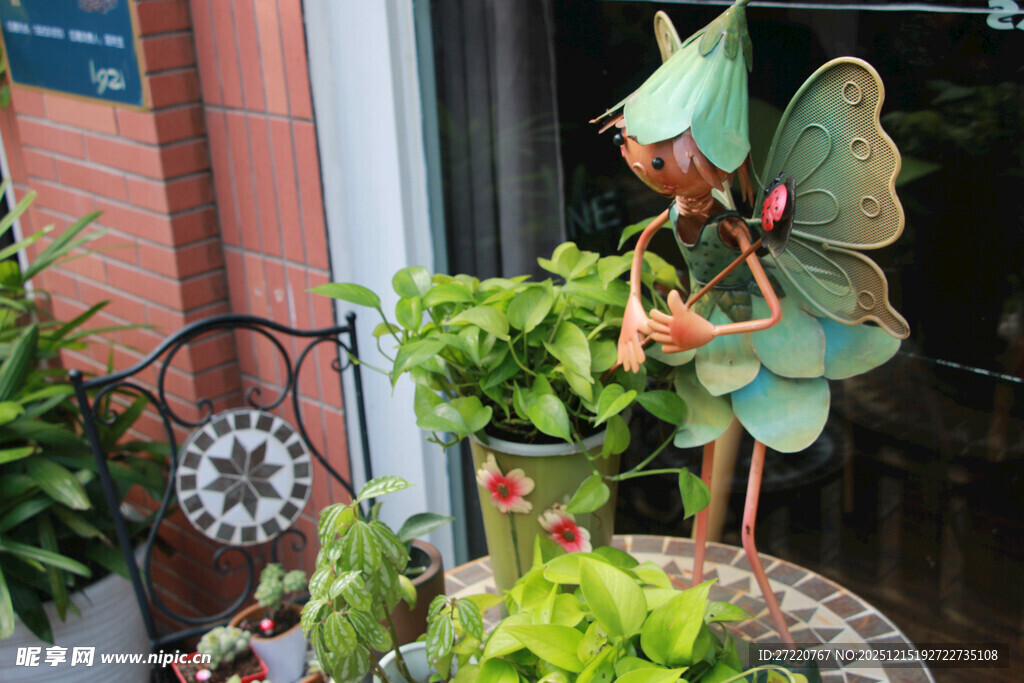花园精灵摆件 绿植相伴