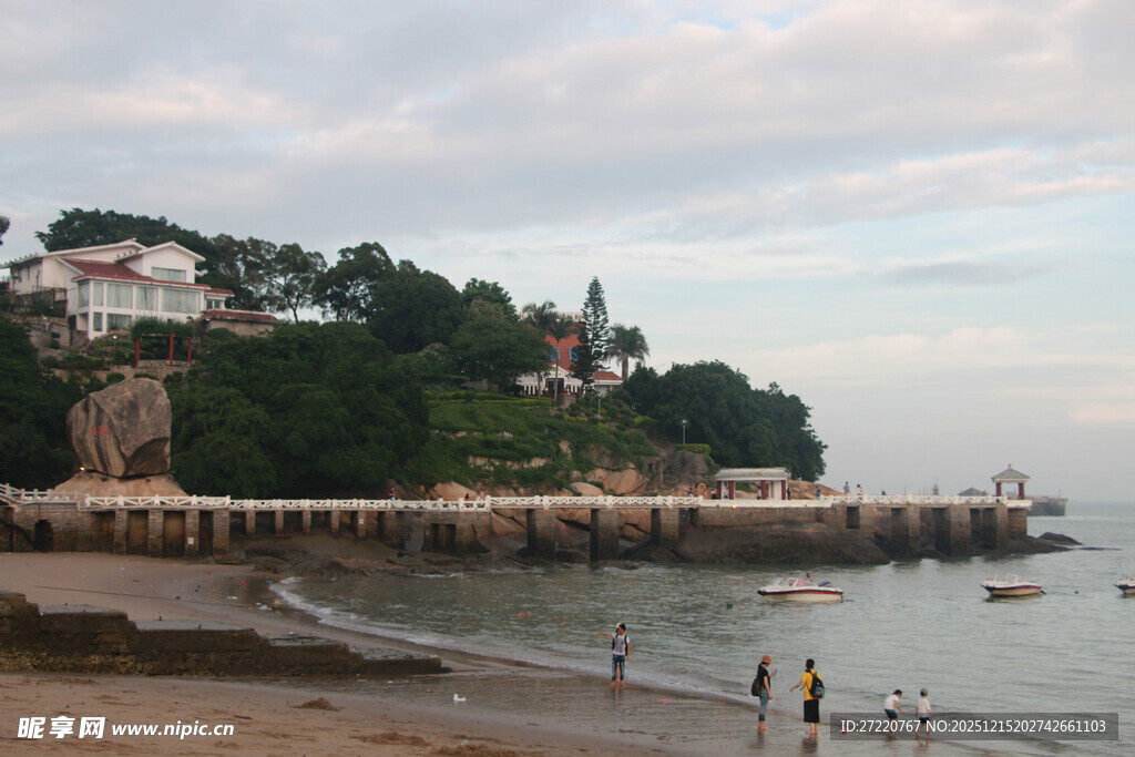 厦门鼓浪屿美丽黄昏景致