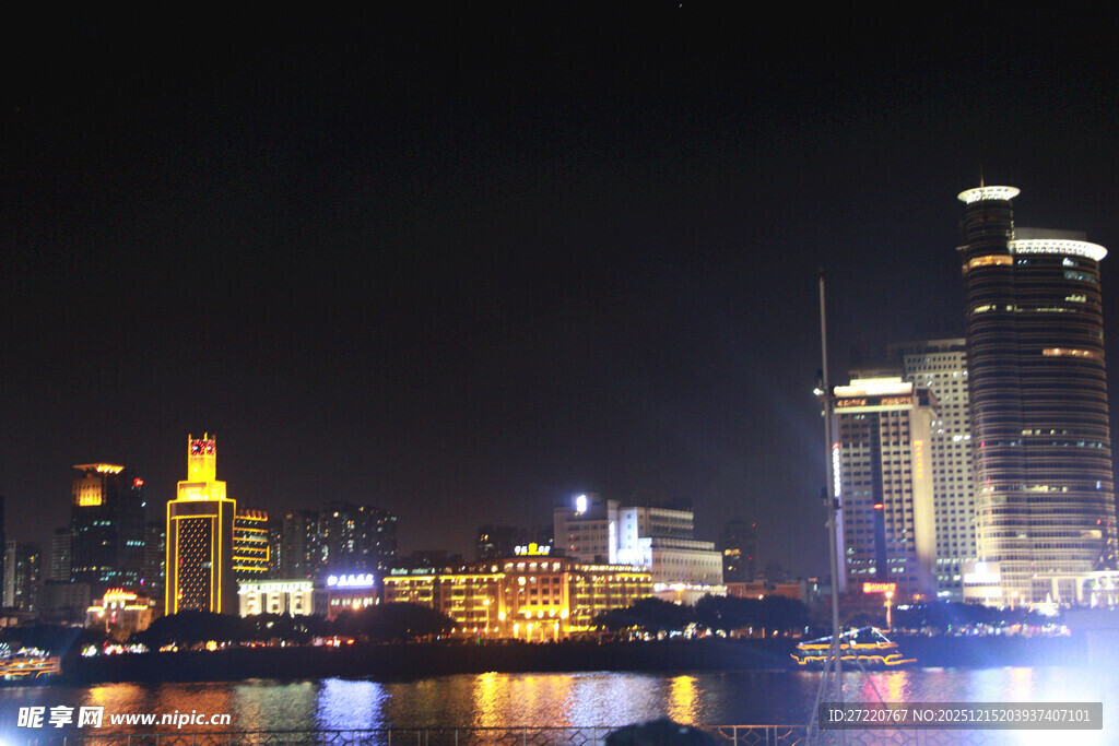 城市璀璨夜景 厦门